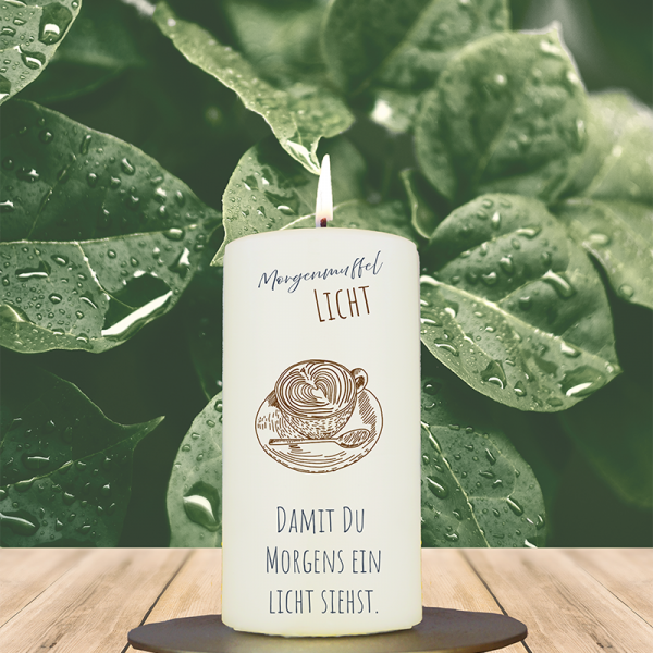Mitbringsel 12x6cm MorgenmuffelLICHT