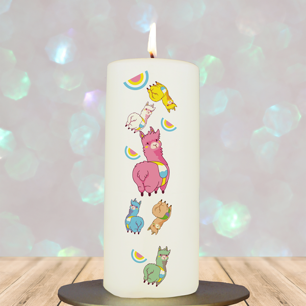 Tierkerze 15x6cm  Lamaverse
