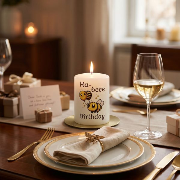 Geburtstagskerze 8x6cm Habeee Birthday