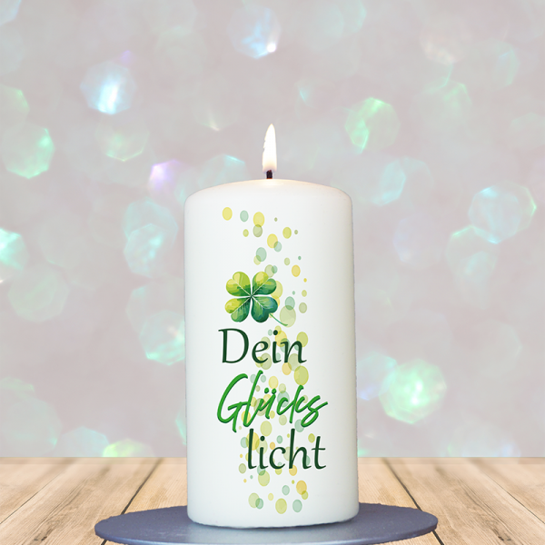 Mitbringsel 12x6cm Dein Glückslicht