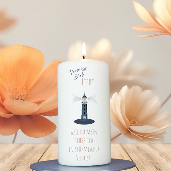 Mitbringsel 12x6cm Vermiss dich LICHT